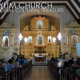 PHILIPPINEN REISEN BLOG - Die kliein, Jahrhunderte alte Kirche von Tayum in Abra