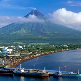 PHILIPPINEN REISEN BLOG - Ein erster flüchtiger Blick auf Vulkan Mayon