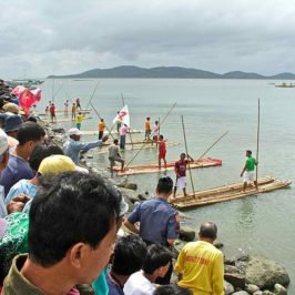 PHILIPPINEN REISEN - Balsahan Festival - Treiben mit dem Fluss - in Sibunag auf Guimaras