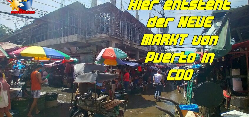 Der provisorische öffentliche Markt von Puerto in Cagayan de Oro