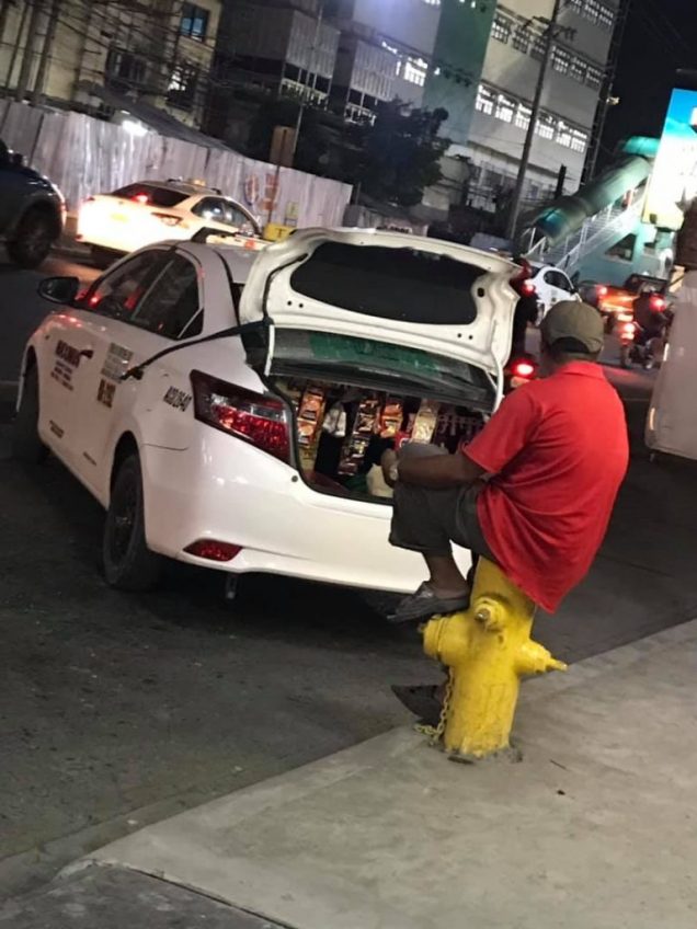 PHILIPPINEN BLOG - Taxifahrer verkauft Kaffee aus dem Kofferraum