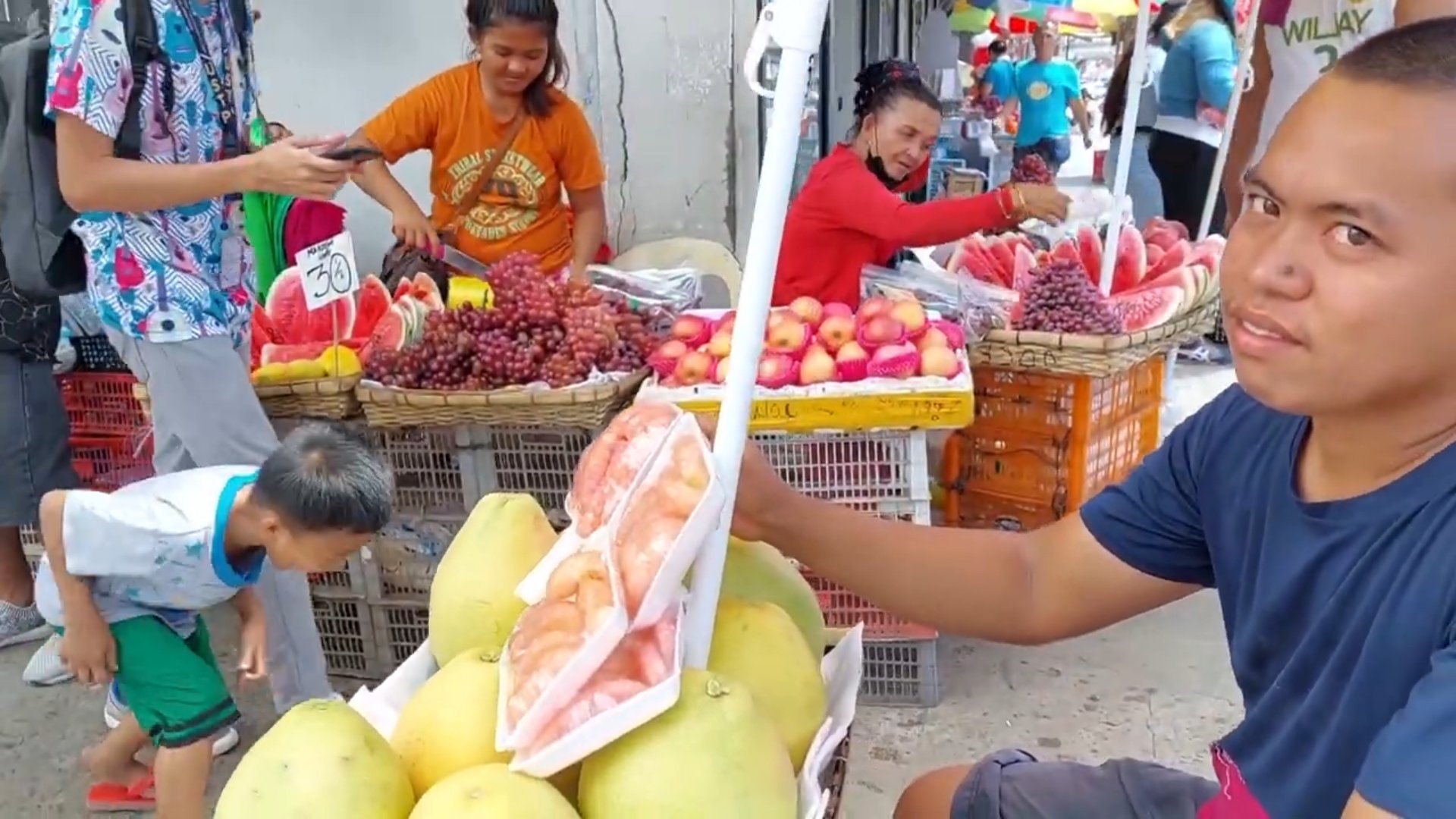 PHILIPPINEN BLOG - Obst zum Verzehr auf der Straße