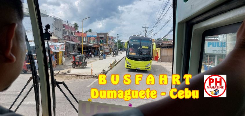 Busfahrt von Dumaguete nach Cebu