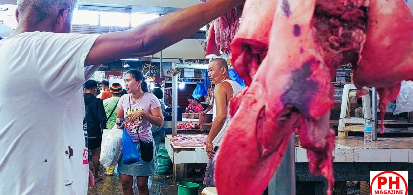 Fleischabteilung auf dem Markt