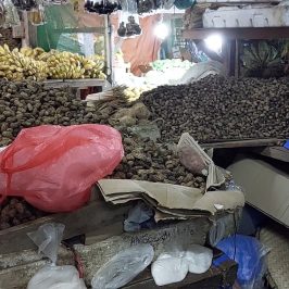PHILIPPINEN MAGAZIN - BLOG - Nußverkäufer auf dem alten Markt von Dumaguete