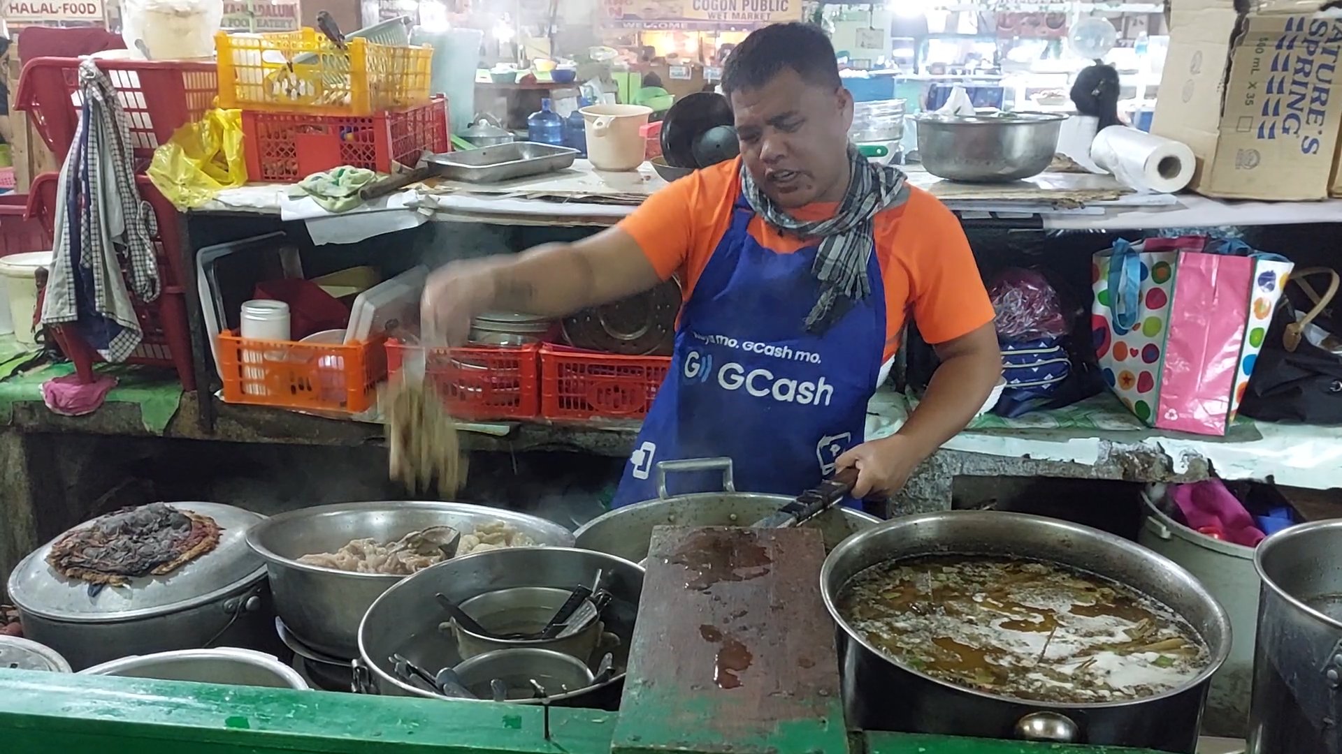 PHILIPPINEN BLOG - Halal Food in moslemischen Eateries auf dem Markt