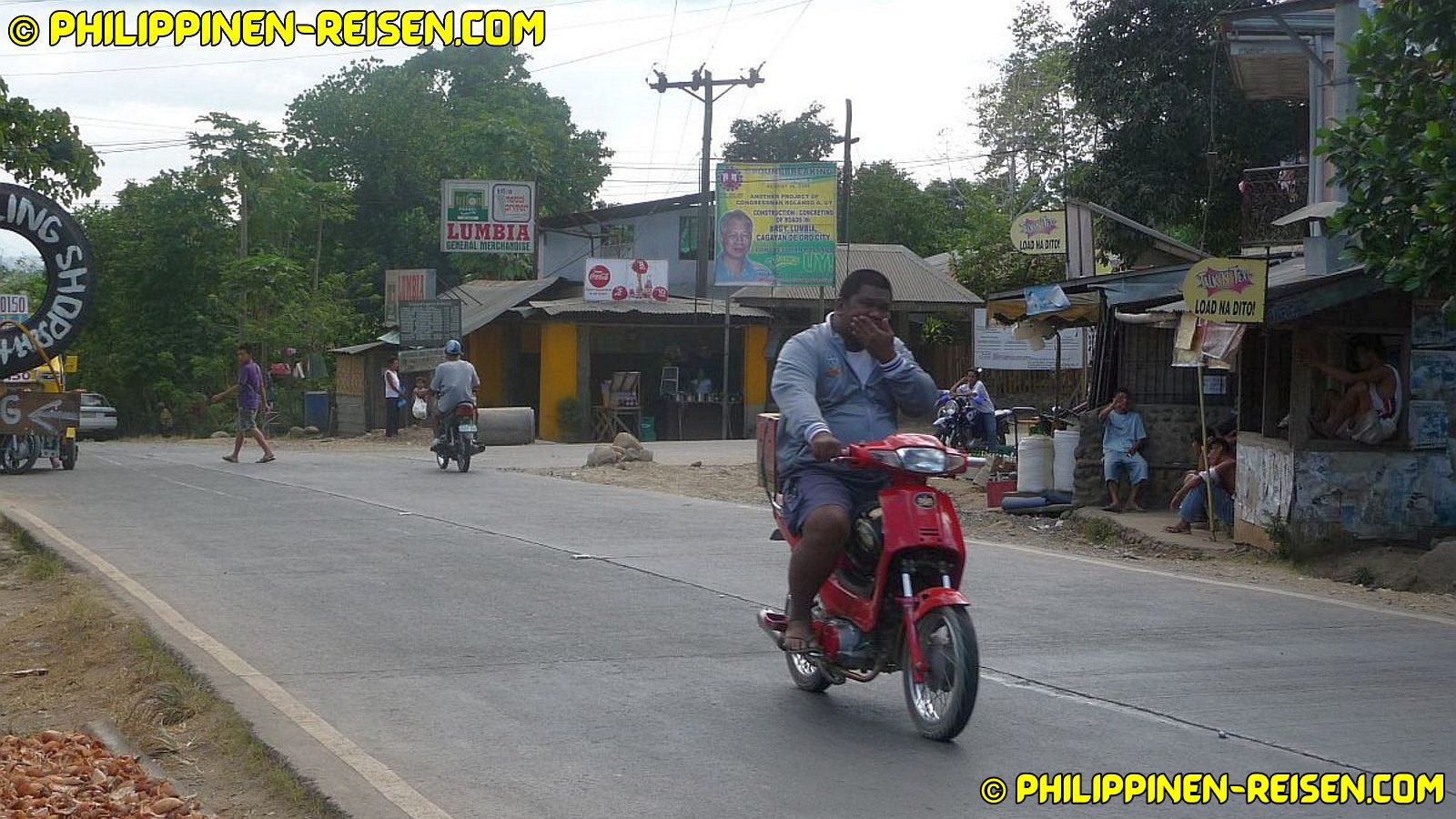 PHILIPPINEN REISEN - REISEBERICHTE - Unterwegs nach Tumpagon Foto von Sir Dieter Sokoll