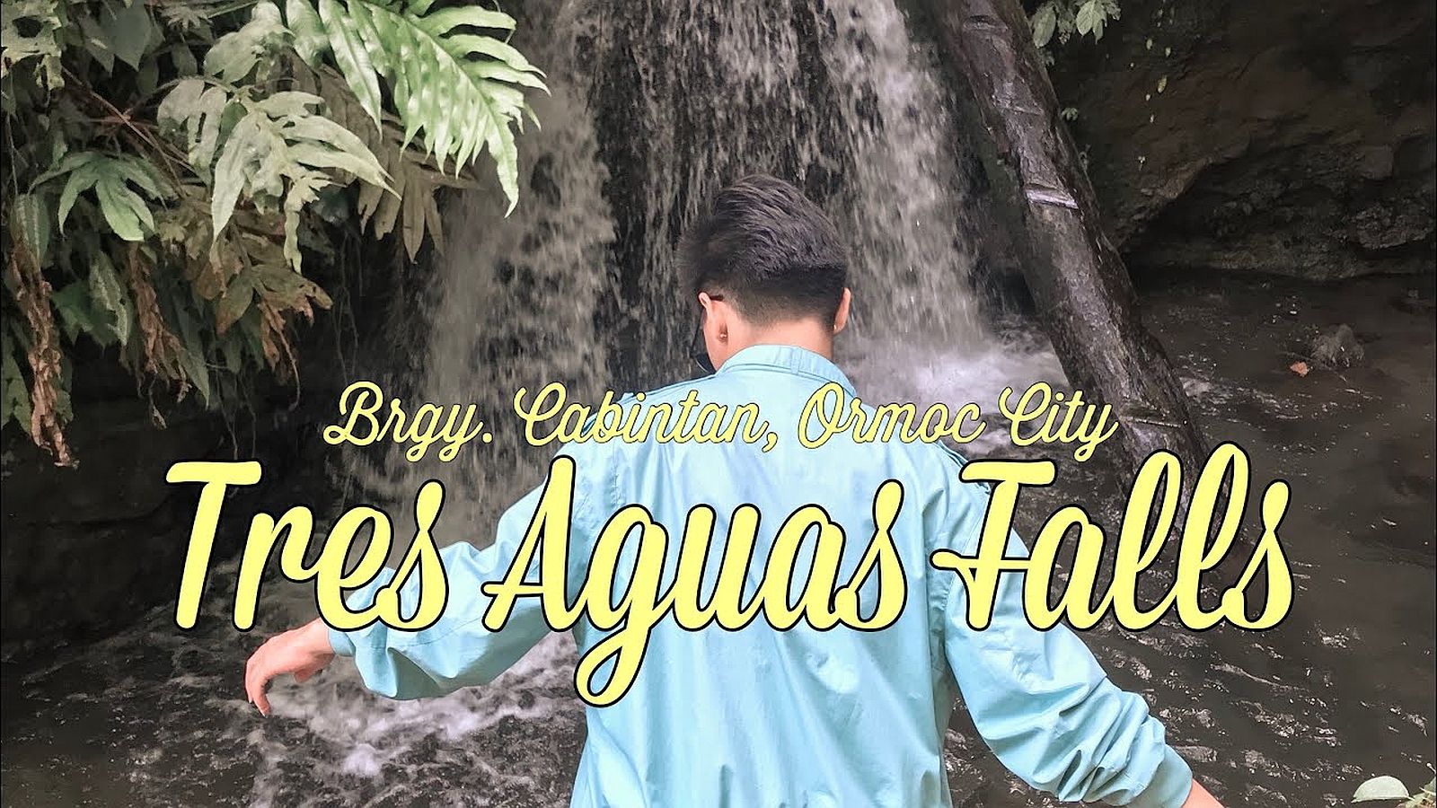PHILIPPINEN REISEN - WASSERFÄLLE - Tres Agus Falls in Ormoc, Leyte