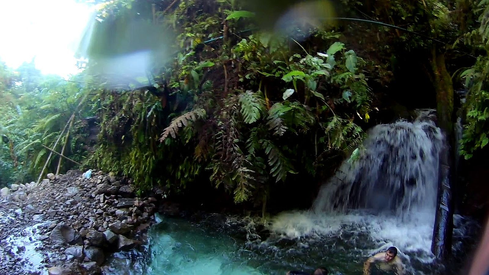PHILIPPINEN REISEN - WASSERFÄLLE - Tres Agus Falls in Ormoc, Leyte